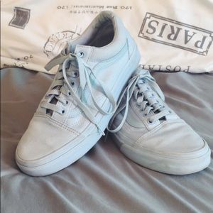 Baby blue Vans